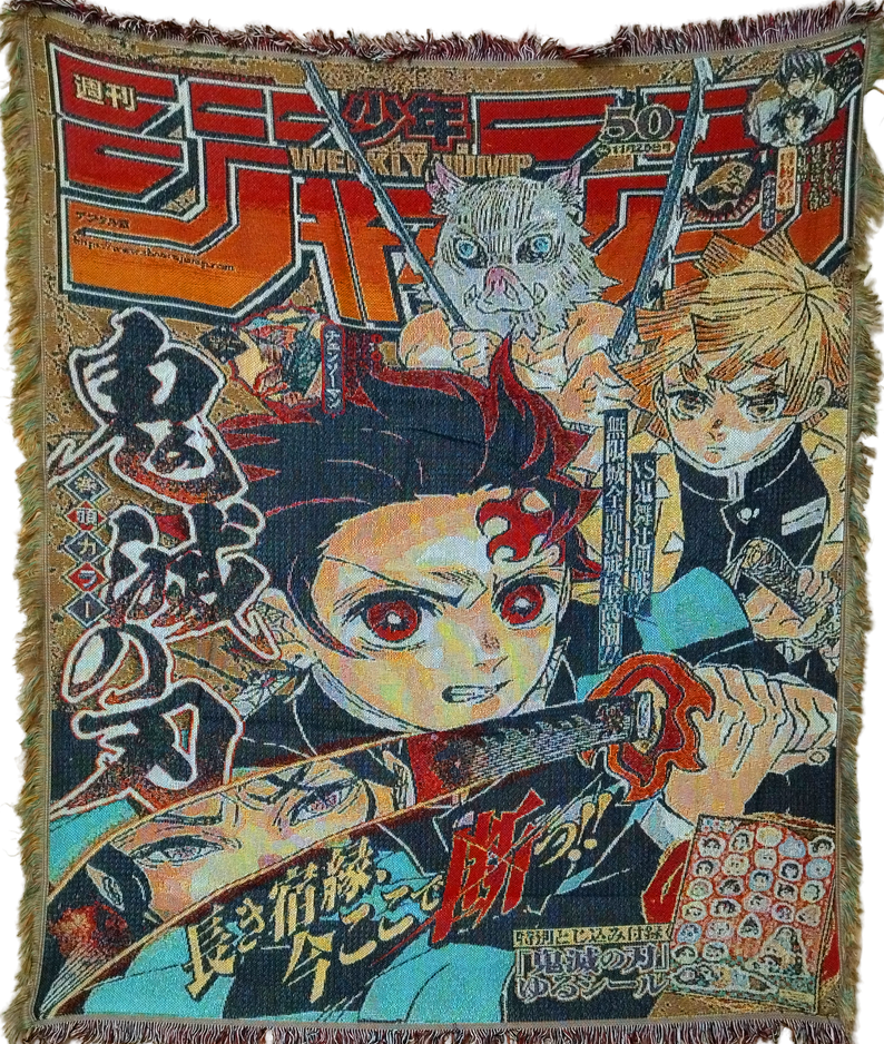 Гобелен Гобелен Demon Slayer (журнальная обложка — Тандзиро и Нэзуко)